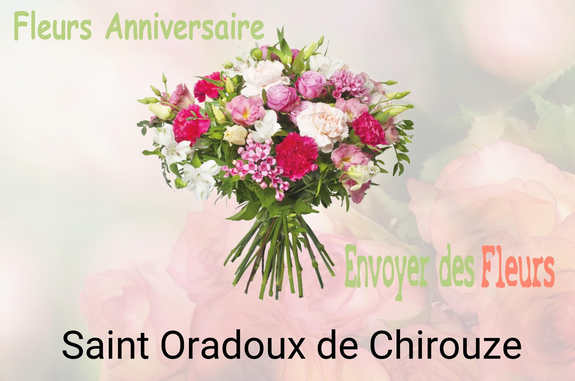 Bouquet de fleurs d’anniversaire livré à Saint-Oradoux-de-Chirouze